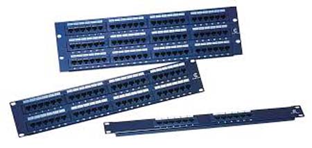 AMP Category 5E Patch Panel, Unshielded, 48-Port, SL