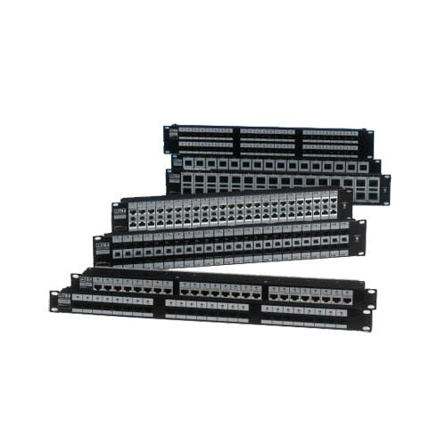 AMP Category 6E Patch Panel, Unshielded, 24-Port, SL