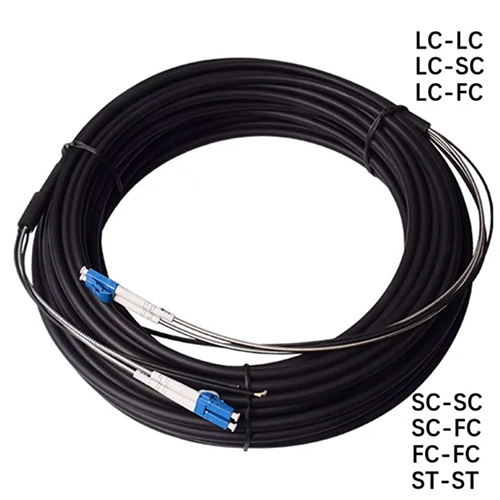 Cáp quang luồn ống TCNet GYFJH-OM2-2C MM D7.0 bấm 2 đầu 50m