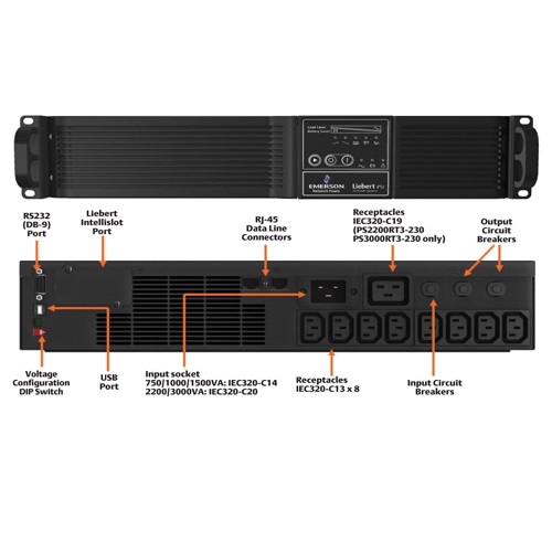 EMERSON UPS RACK SERVER Liebert PS3000RT3-230XR