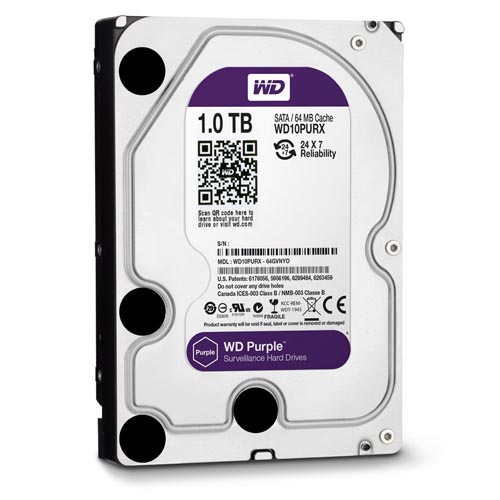 Ổ cứng Western 1TB WD Purple đầu ghi camera