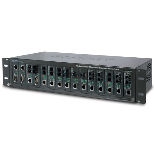 15-Slot Media Converter Chassis (AC Power) Planet MC-1500R