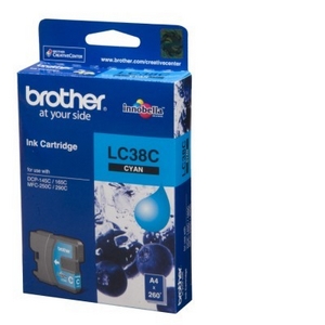 muc in brother lc 38 cyan ink cartridge