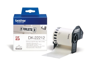 nhan brother dk22212 black on white chu den nen trang kho 62mm x 15.24mm