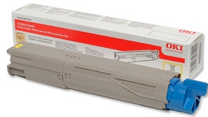 muc in oki c3300nc3400nc3600n yellow toner cartridge 43459453